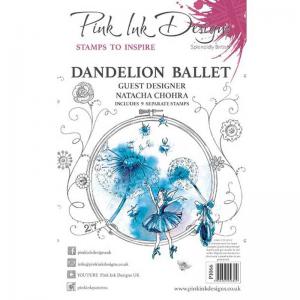 Pink Ink Designs Clear Stamp Set - Dandelion Ballet [PI066]