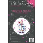 Pink Ink Designs Clear Stamp Set - Doctor Mouse [PI136] - ON SALE!