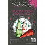 Pink Ink Designs Clear Stamp Set - Festive Cone [PI034] - ON SALE!