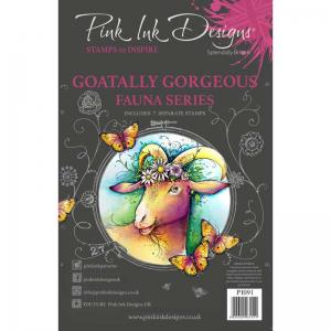 Pink Ink Designs Clear Stamp Set - Goatally Gorgeous [PI091]
