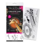 Pink Ink Designs Clear Stamp Set - Giraffic Jam [07-0001-PI]