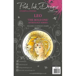 Pink Ink Designs Clear Stamp Set - Leo The Bold One [PI225]