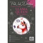 Pink Ink Designs Clear Stamp Set - Llama Queen [PI013]