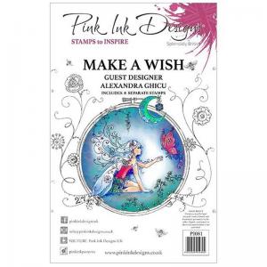 Pink Ink Designs Clear Stamp Set - Make A Wish [PI081]