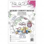 Pink Ink Designs Clear Stamp Set - Merry Christ-Mouse [PI080]