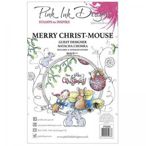 Pink Ink Designs Clear Stamp Set - Merry Christ-Mouse [PI080]
