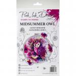 Pink Ink Designs Clear Stamp Set - Midsummer Owl [PI046]