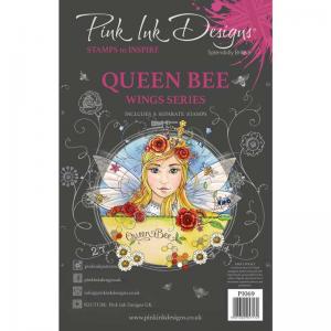 Pink Ink Designs Clear Stamp Set - Queen Bee [PI069]