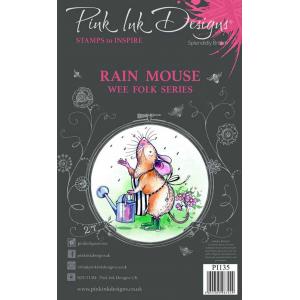 Pink Ink Designs Clear Stamp Set - Rain Mouse [PI135]