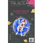 Pink Ink Designs Clear Stamp Set - Rocket Mouse [PI139]
