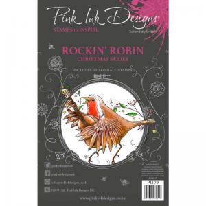 Pink Ink Designs Clear Stamp Set - Rockin' Robin [PI179]