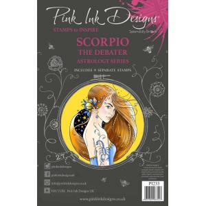 Pink Ink Designs Clear Stamp Set - Scorpio, The Debater [PI233]
