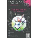 Pink Ink Designs Clear Stamp Set - Tennis Mouse [PI133]
