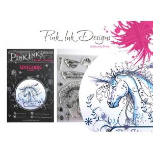Pink Ink Designs Clear Stamp Set - Unicorn Or Horse [PI007]