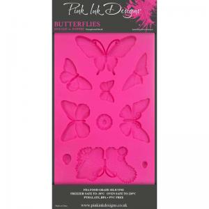 Pink Ink Designs Mould - Butterflies [PIM003]