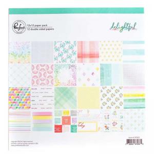 PinkFresh Studio Delightful Collection 12" x 12" Paper Pack [157622]