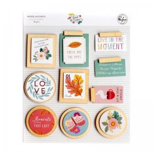 PinkFresh Studio Good Times Collection Wood Accents [167422]