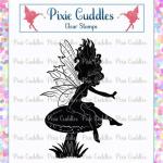 Pixie Cuddles Clear Stamp - Driftcup [PCS-1008]