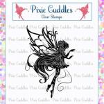 Pixie Cuddles Clear Stamp - Hollyflash [PCS-1006]