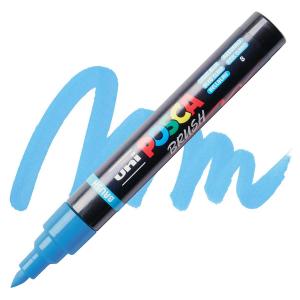 POSCA Paint Pen Brush Tip PC-5BR - Light Blue [8]