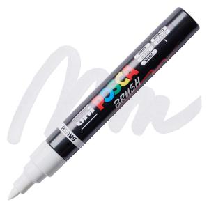 POSCA Paint Pen Brush Tip PC-5BR - White [1]