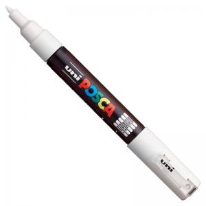 POSCA Paint Pen Extra Fine PC-1M - White - Joggles.com