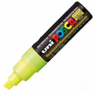 POSCA Paint Pen Broad PC-8K - Fluorescent Yellow