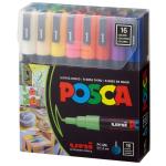 POSCA Paint Pens PC-3M - Set Of 16 Basic [PXPC3M16SET]