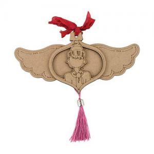 Prima / Julie Nutting Etched Wood Ornament - Coco