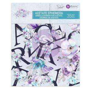 Prima Aquarelle Dreams Collection - Acetate Ephemera - Alphabet [659387]