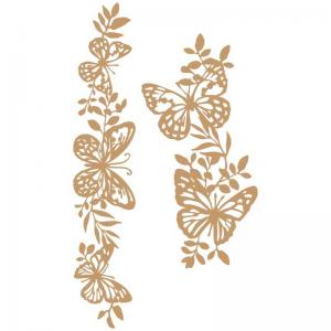 Prima Decorative Chipboard - Butterfly Borders [647384]