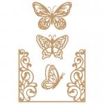 Prima Decorative Chipboard - Butterfly Flight [647346]