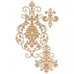 Prima Decorative Chipboard - Elegant Damask [647315]
