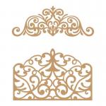 Prima Decorative Chipboard - Flourish Gate [647339]