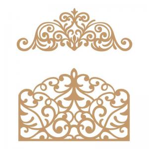 Prima Decorative Chipboard - Flourish Gate [647339]