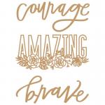 Prima Decorative Chipboard - Words To Live By [647391]