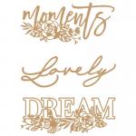 Prima Decorative Chipboard - Words To Live By II [647407]