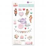 Prima Love Notes Collection - Puffy Stickers [999414]