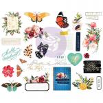 Prima Painted Floral Collection - Chipboard Stickers [656263]