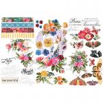 Prima Painted Floral Collection - Rub On Transfers [656317]