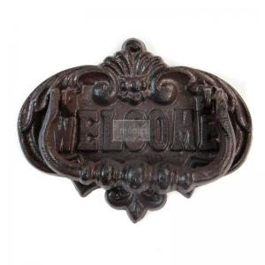 Prima Re-Design Cast Iron Door Knocker - Welcome To Our Home [640934]
