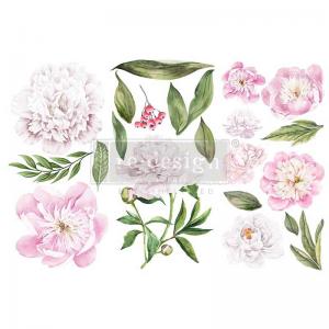 Prima Re-Design Décor Transfers - Morning Peonies [653477]