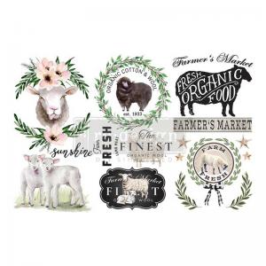 Prima Re-Design Décor Transfers - Sweet Lamb [653460]