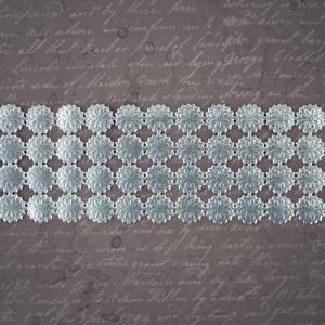 Prima Relics & Artifacts Dresden Paper Trim - Silver Suns [942434]