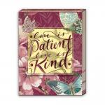 Punch Studio Pocket Notepad - Love Is Patient Love Is Kind [43905]