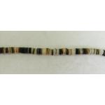 Heishi Beads - 5mm Black Lip [Q10]