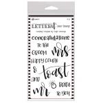 Ranger Letter It Clear Stamps - Wedding [LEC59332]