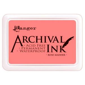 Archival Ink Pad - Rose Madder