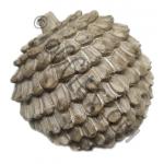 Resin Pine Cone Ball - Small