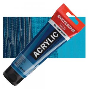 Royal Talens Amsterdam Acrylic Paint - LARGE 120ml Tube - Greenish Blue [557]